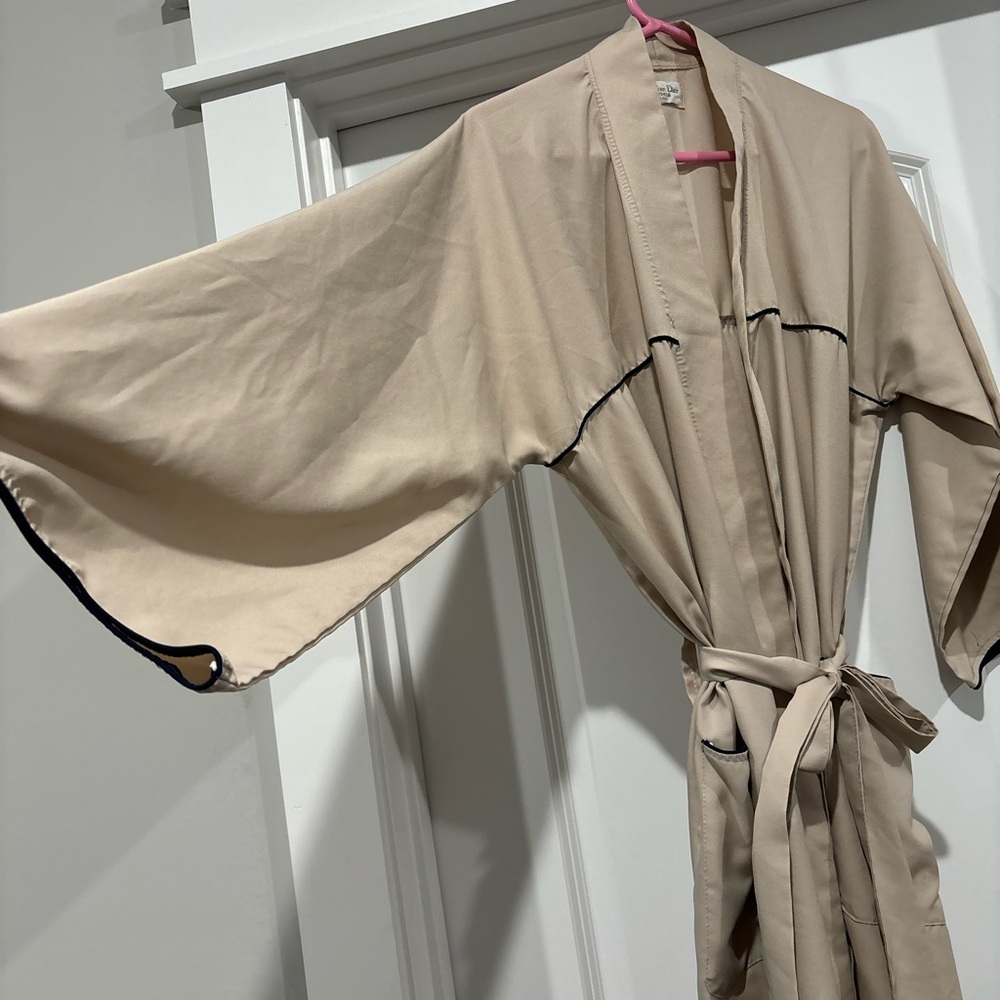 Dior Beige Women's Kimono Coat
